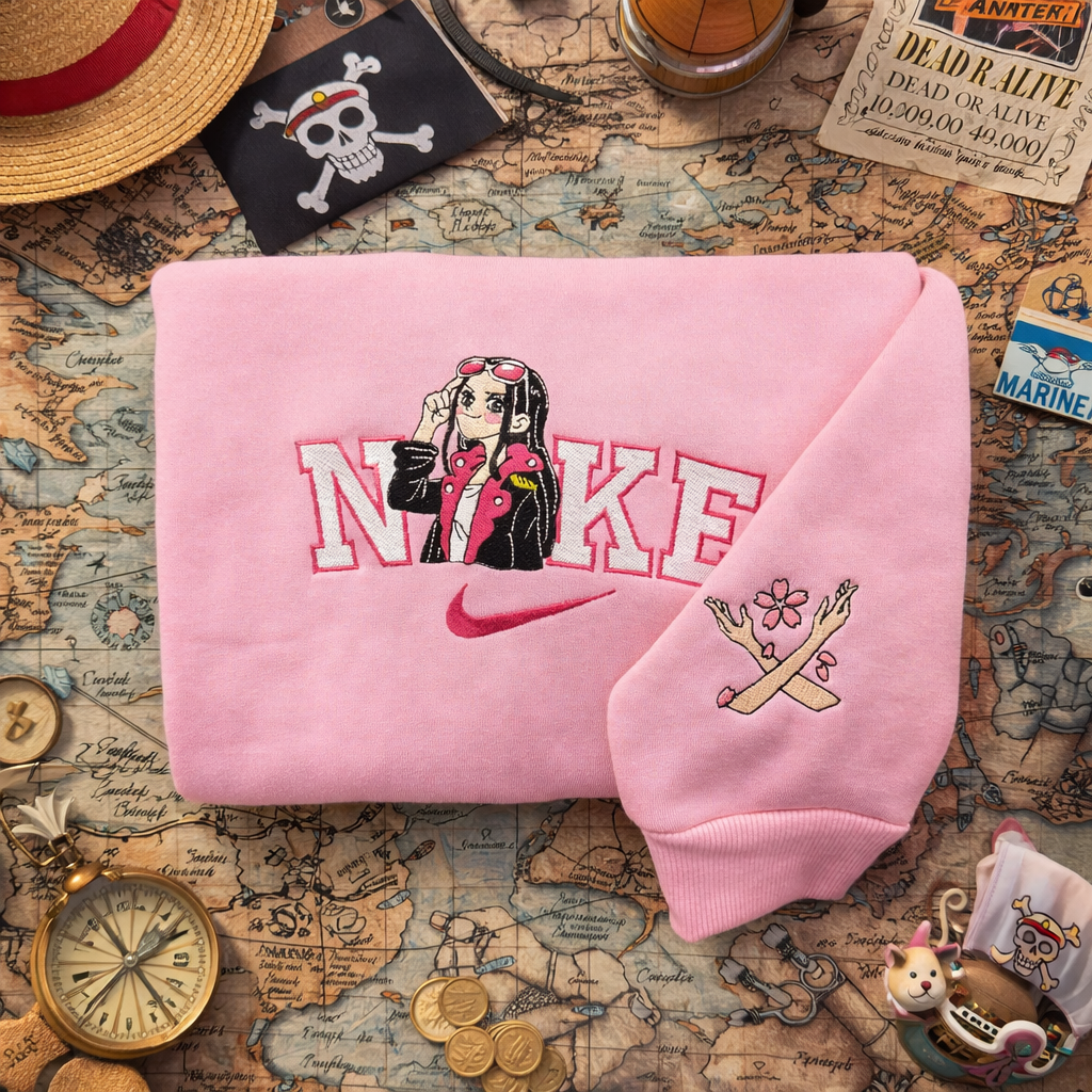 Embroidered Anime Sweatshirt β Inspired Hoodie