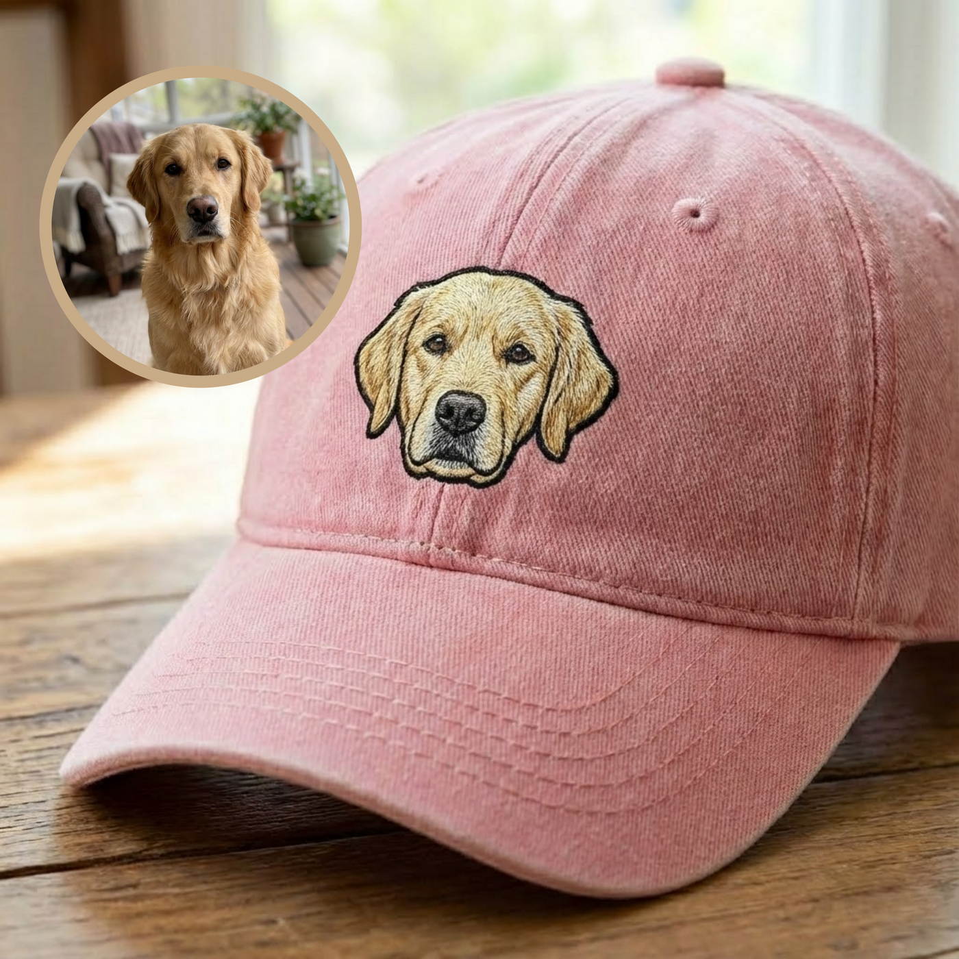 Custom Embroidered Pet Hat Using Pet Photo, Personalized Dog Hat Custom Cat Hat, Custom Pet Cap Dog Hat Custom Dog Baseball Cap, Dog Mom Hat