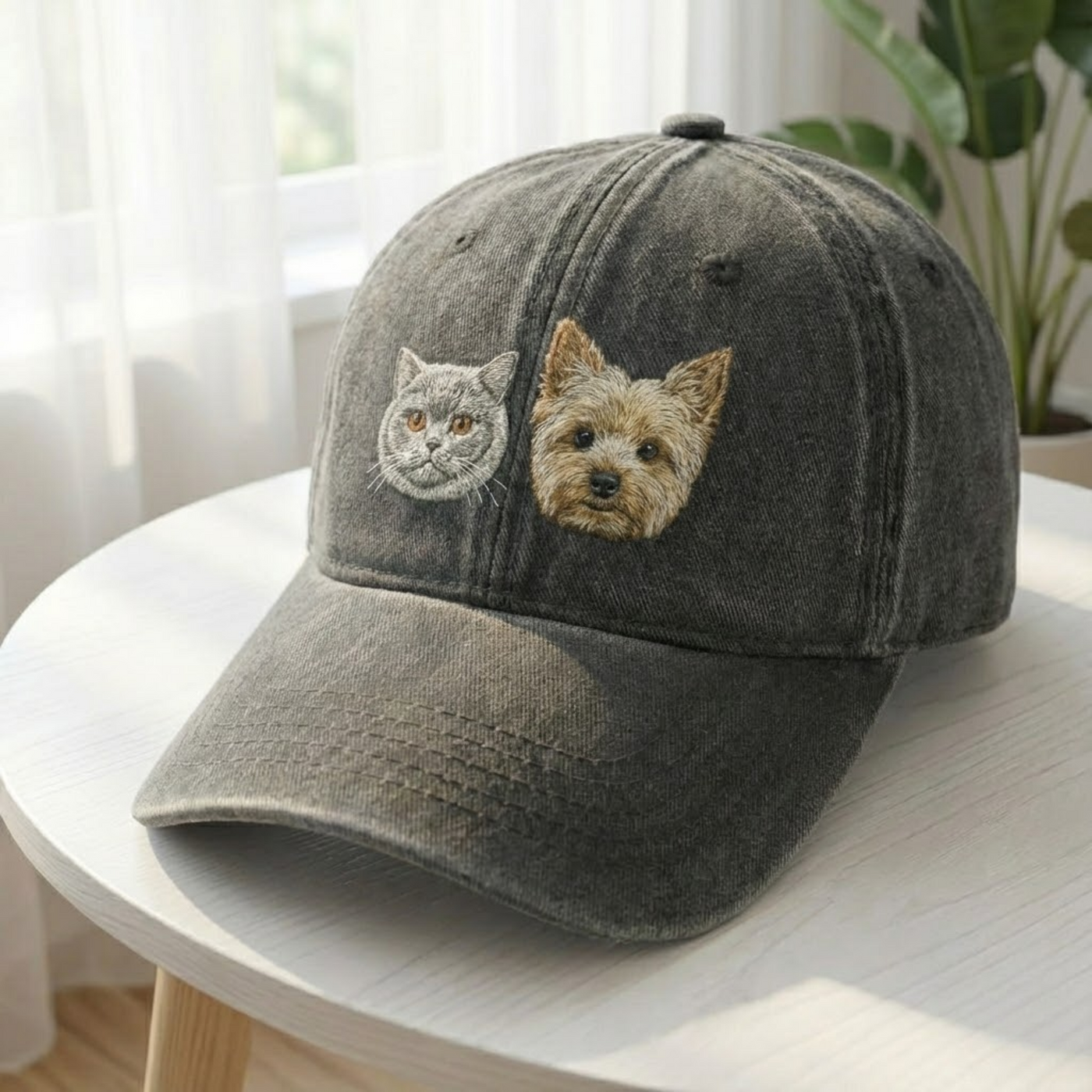 Custom Embroidered Pet Hat Using Pet Photo, Personalized Dog Hat Custom Cat Hat, Custom Pet Cap Dog Hat Custom Dog Baseball Cap, Dog Mom Hat