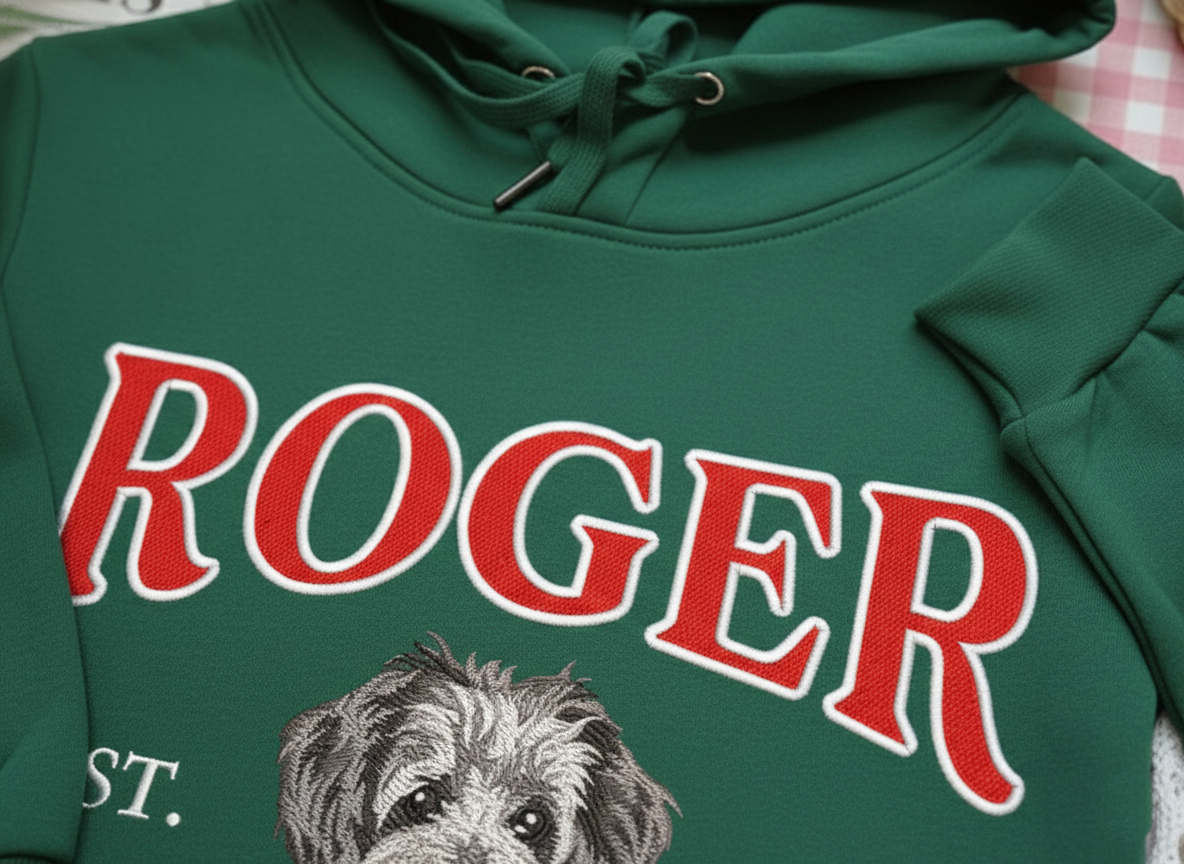 Custom Pet Embroidered Sweatshirt, Custom Pet Portrait Embroidered Shirt, Personalized Pet Face Embroidered Shirt, Gift For Pet Lover, Christmas Gift