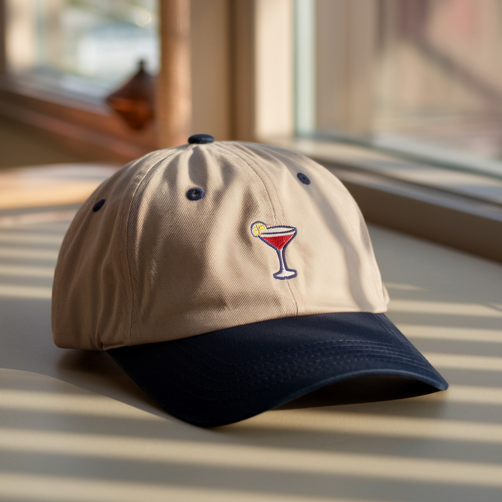 Custom Logo Embroidered Hat, Custom Embroidered Baseball Hat, Custom Logo Daisy Flower, Gift For Dad, Dad Cap