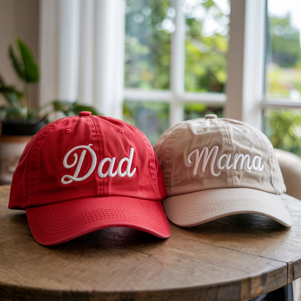 Personalized Mama Nana Embroidered Baseball Cap, Personalized Family Gifts, Custom Vintage Embroidered Hat, Unisex Baseball Cap
