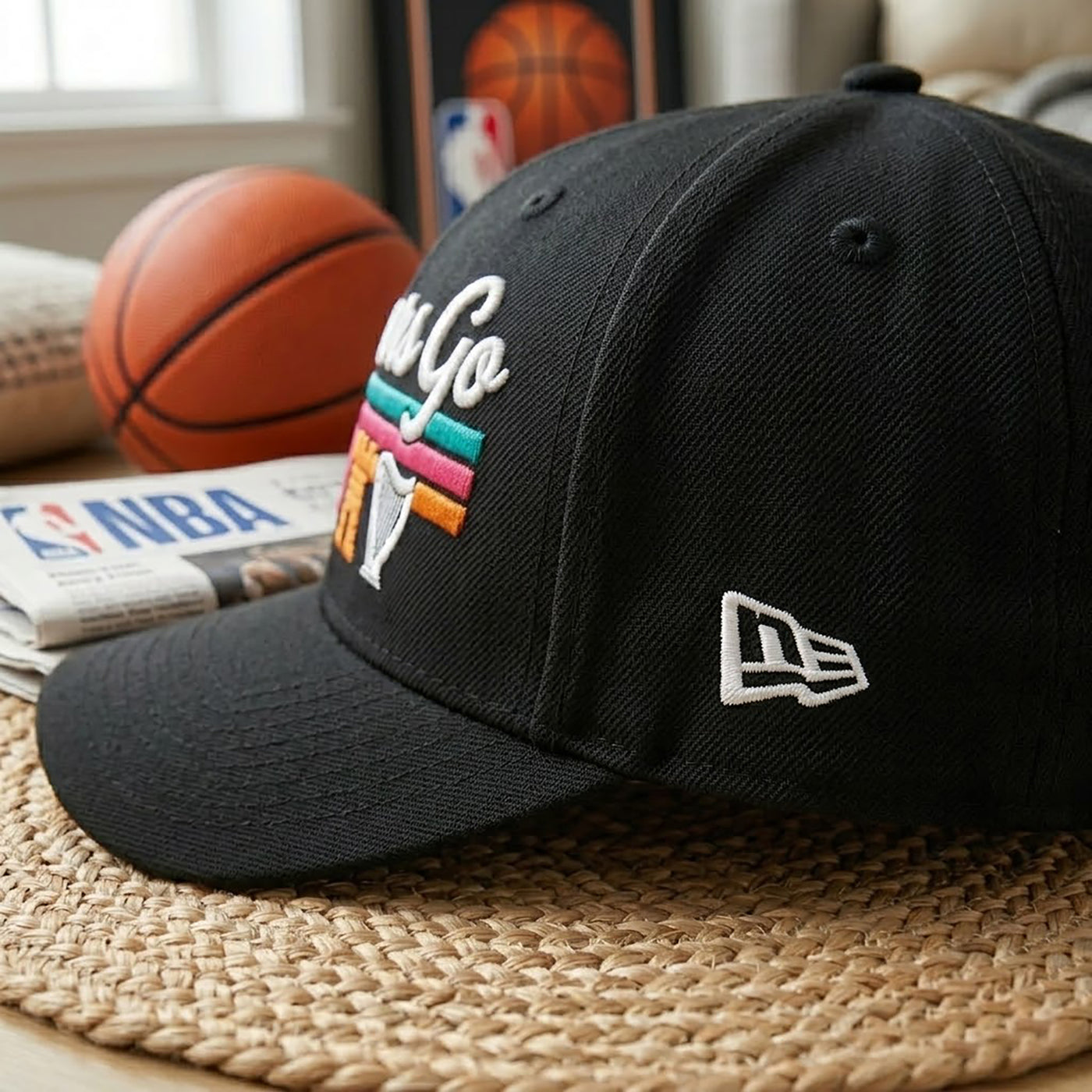 Embroidered NY Basketball Team Baseball Hat, City Symbols Basketball Hat,  Unisex Game Day Hat, 2026 Western Conference Champs Gift