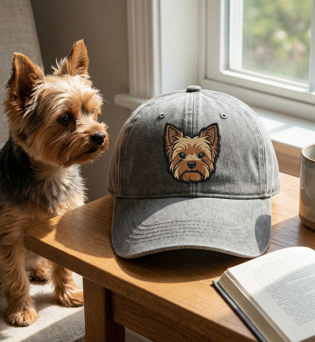Custom EMBROIDERED Pet Hat, Using Pet Photo Personalized Dog Hat, Custom Cat Hat, Custom Pet Cap, Custom Dog Baseball Cap, Dog Mom Hat