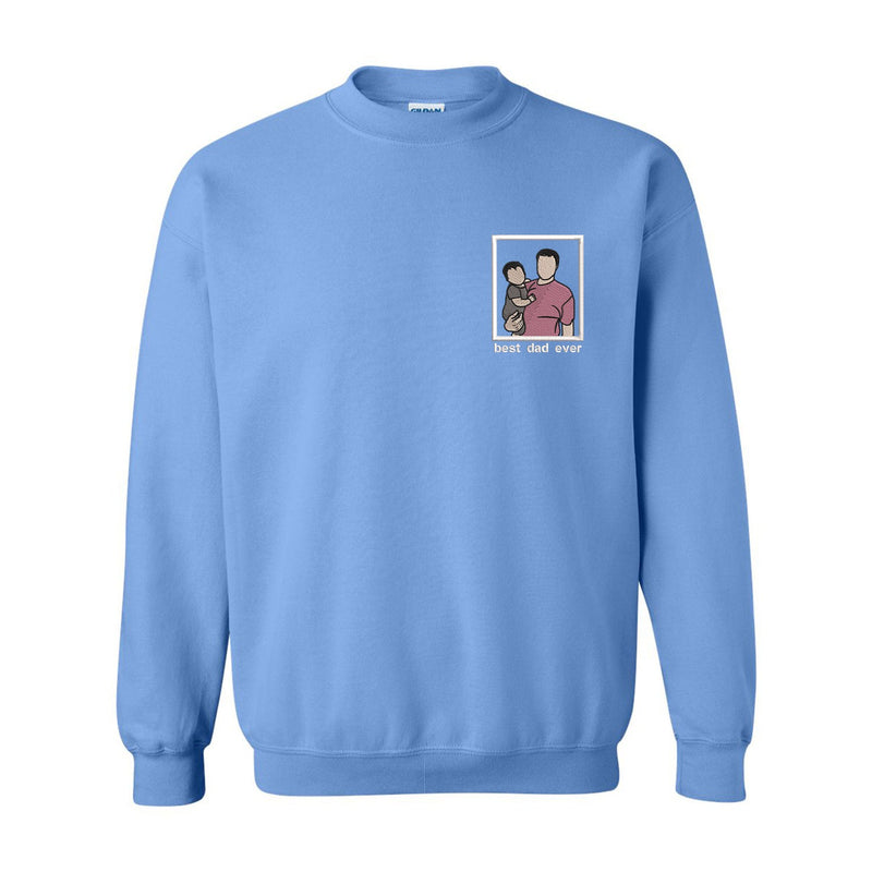 Embroidered Family Couple Portrait t shirt, Custom embroidered photo sweatshirt, custom embroidered tshirt, Custom embroidered photo