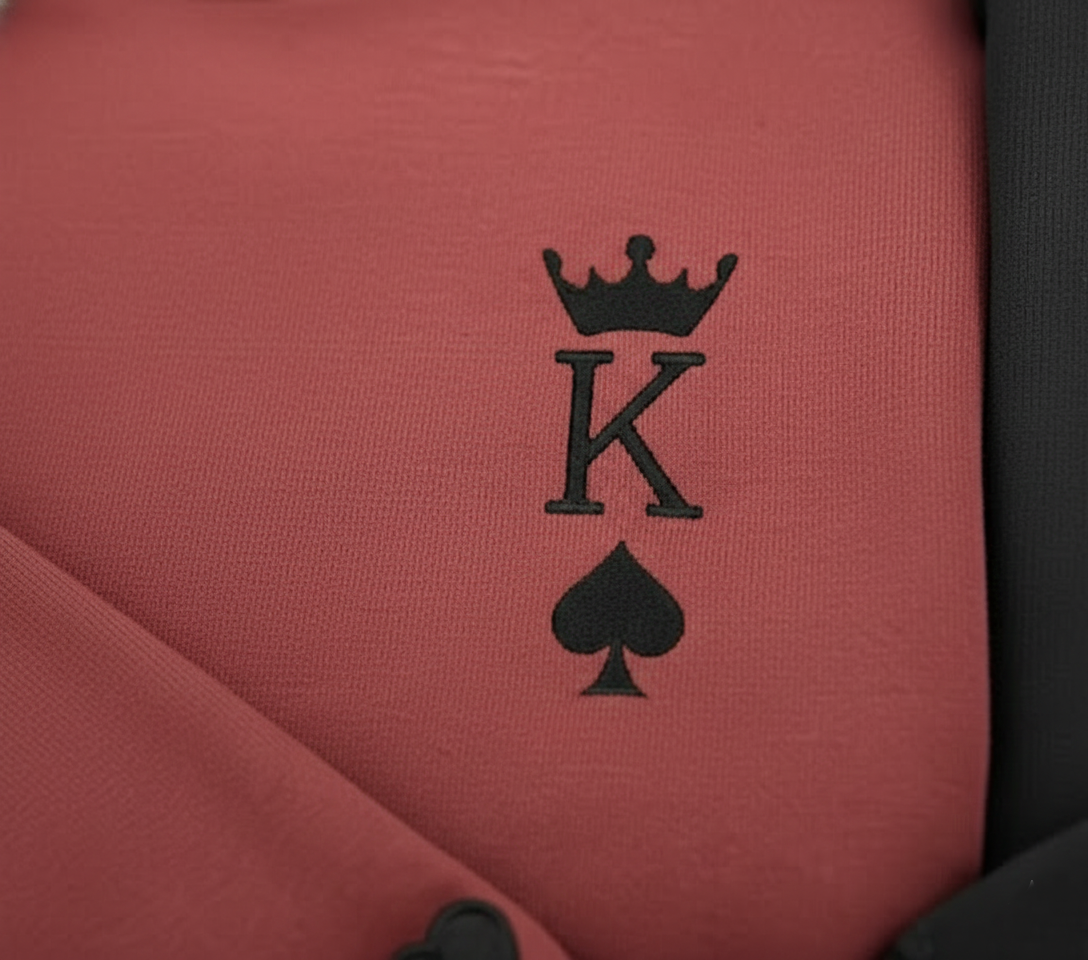 Couple Embroidered Sweatshirt, Matching King And Queen Sweatshirt, Custom Matching Sweatshirt, Personalized Gift For Him