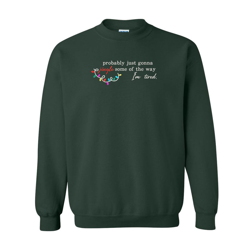 Probably Just Gonna Jingle Embroidered Tee, Funny Christmas Sweatshirt, Holiday Saying Shirt, Cute Christmas Gift for Women, Christmas Gift