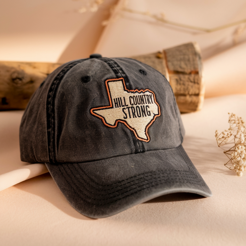 Hill Country Flooding Survivor Hat, Embroidered Texas Strong Flood Disaster Relief Cap, Guadalupe River Rescuer Support Hat